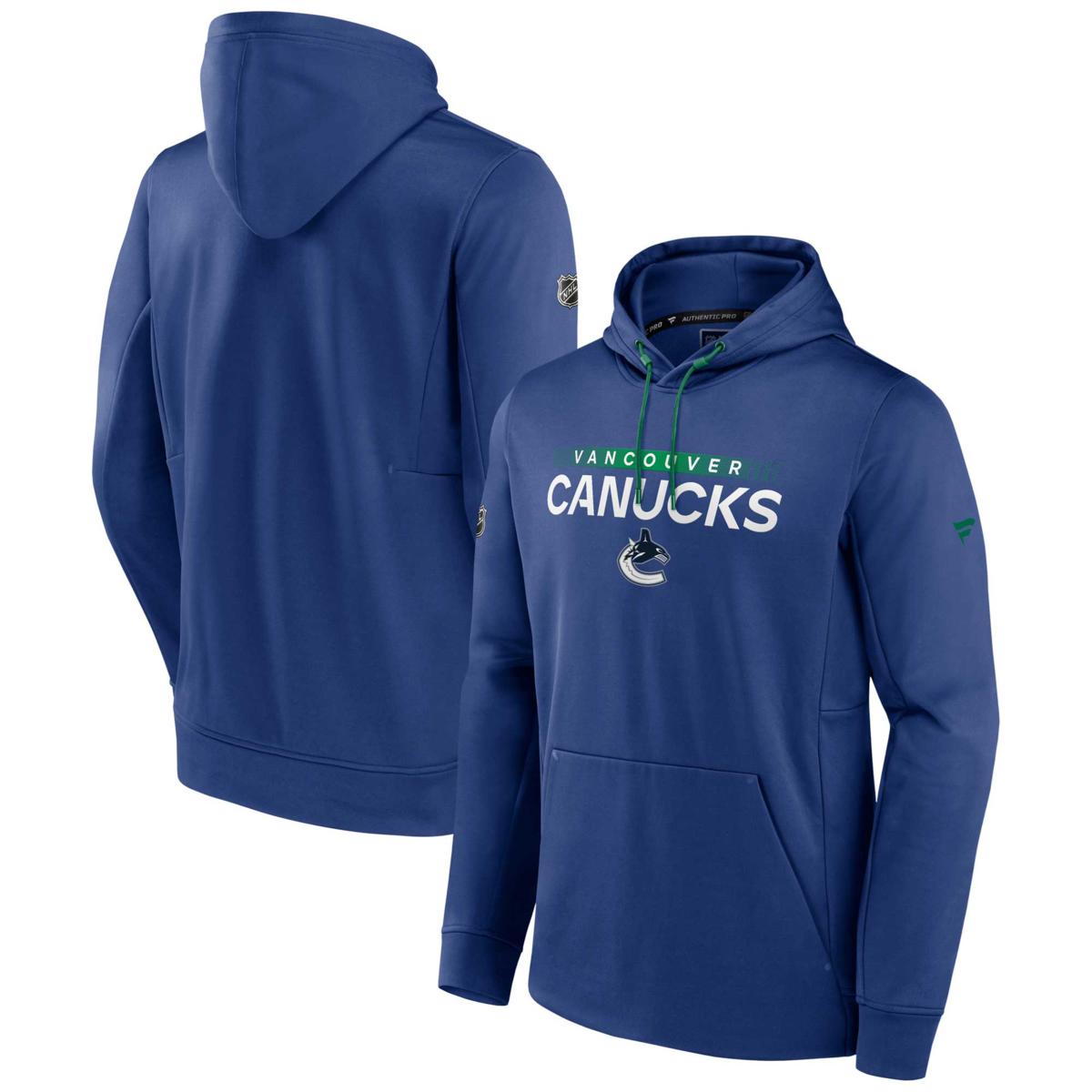 Men s Fanatics Branded Blue Vancouver Canucks Authentic Pro Rink