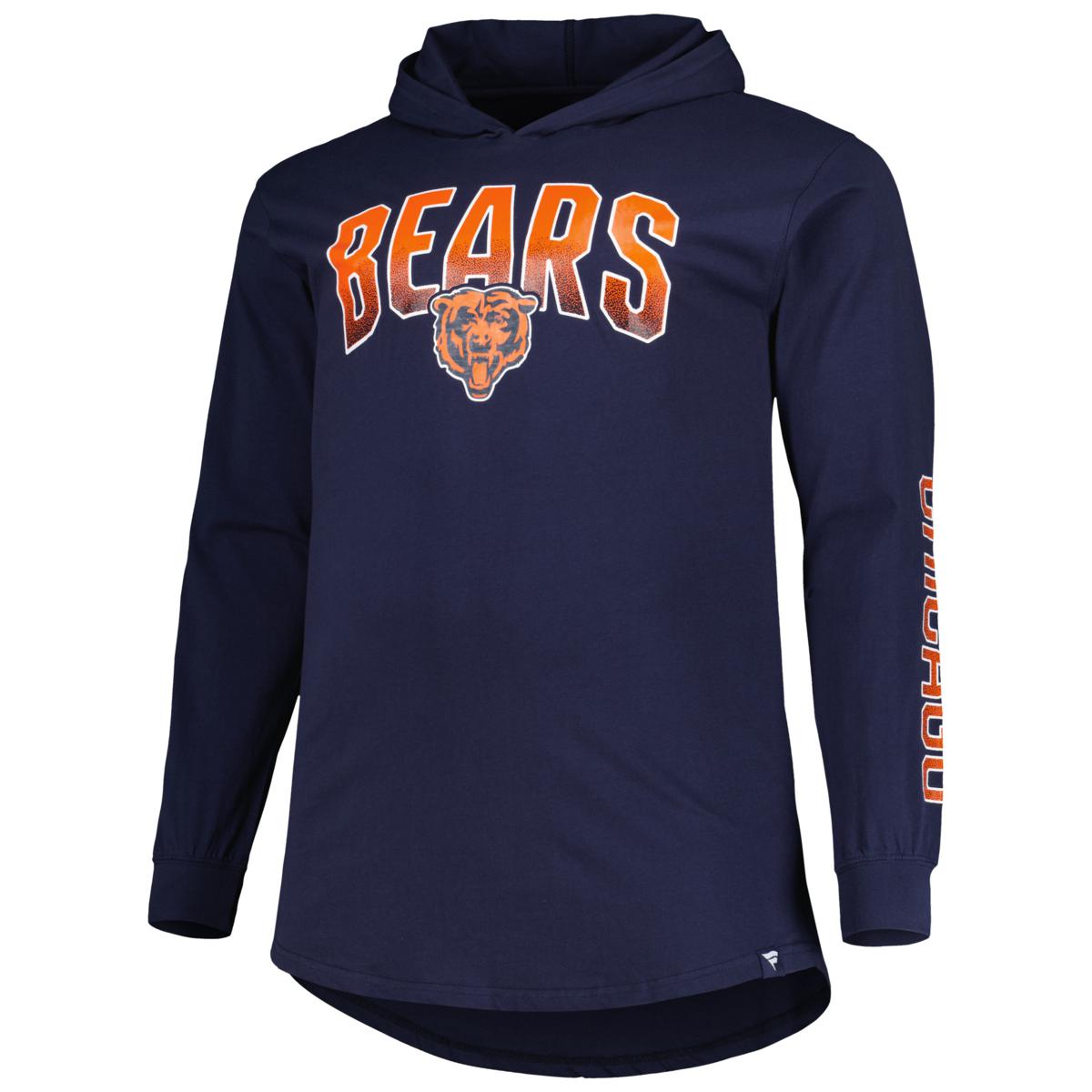 Big and tall chicago bears sweatshirts sale