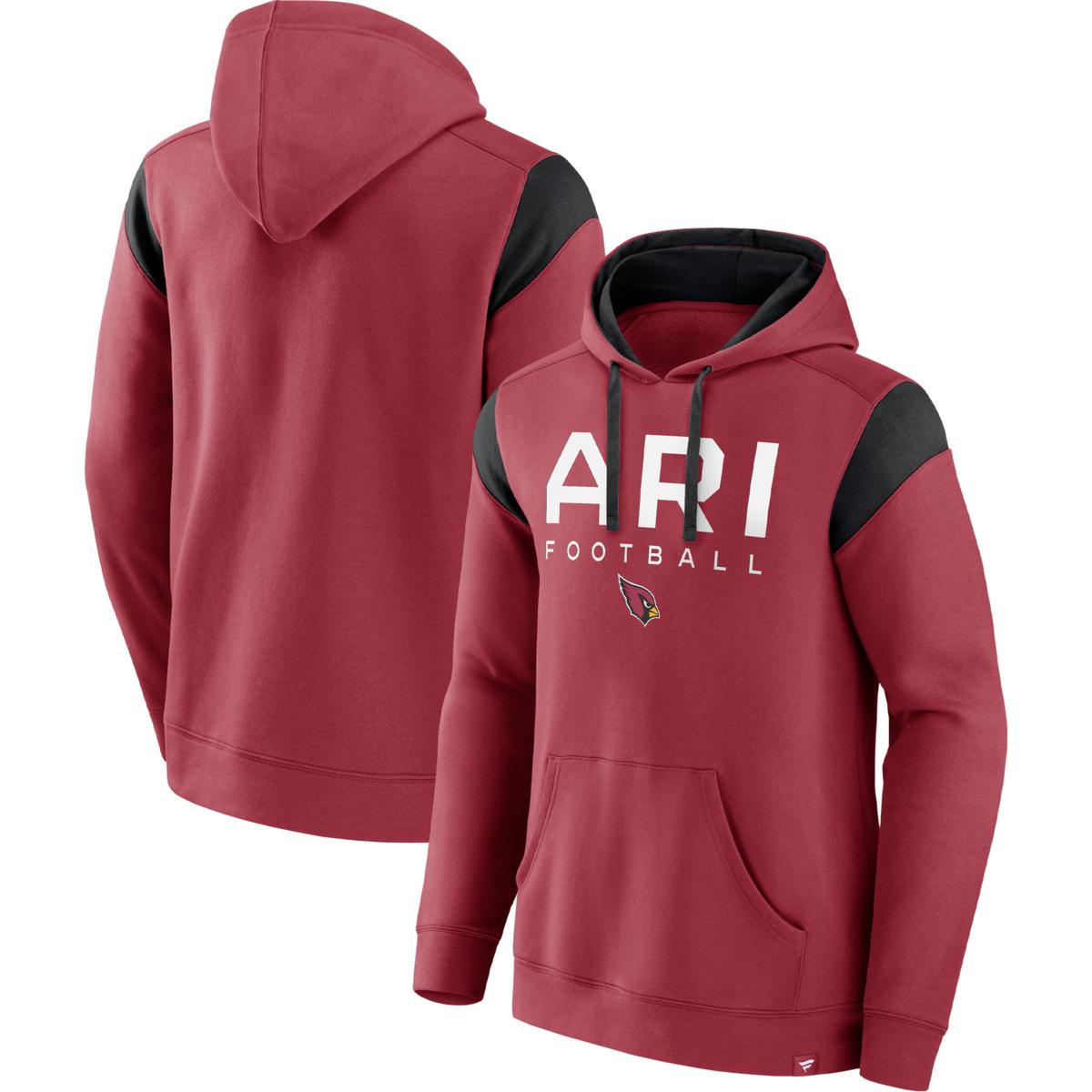 Men's Fanatics Cardinal Arizona Cardinals Call The Shot Pullover