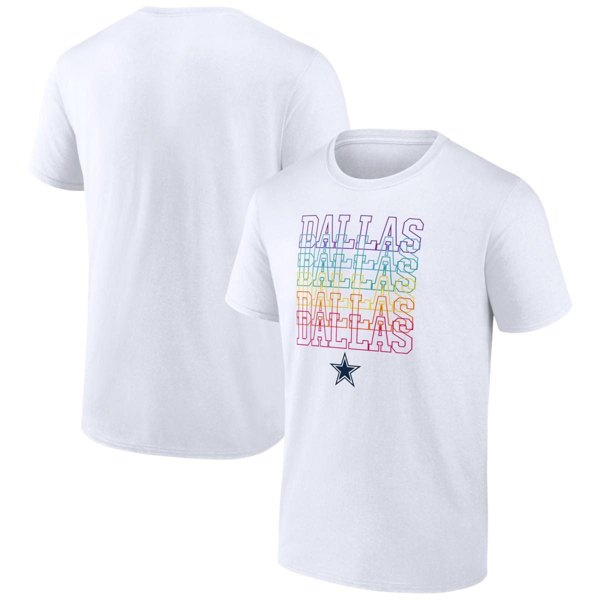 Men's Fanatics White Dallas Cowboys City Pride Logo T-Shirt HSN