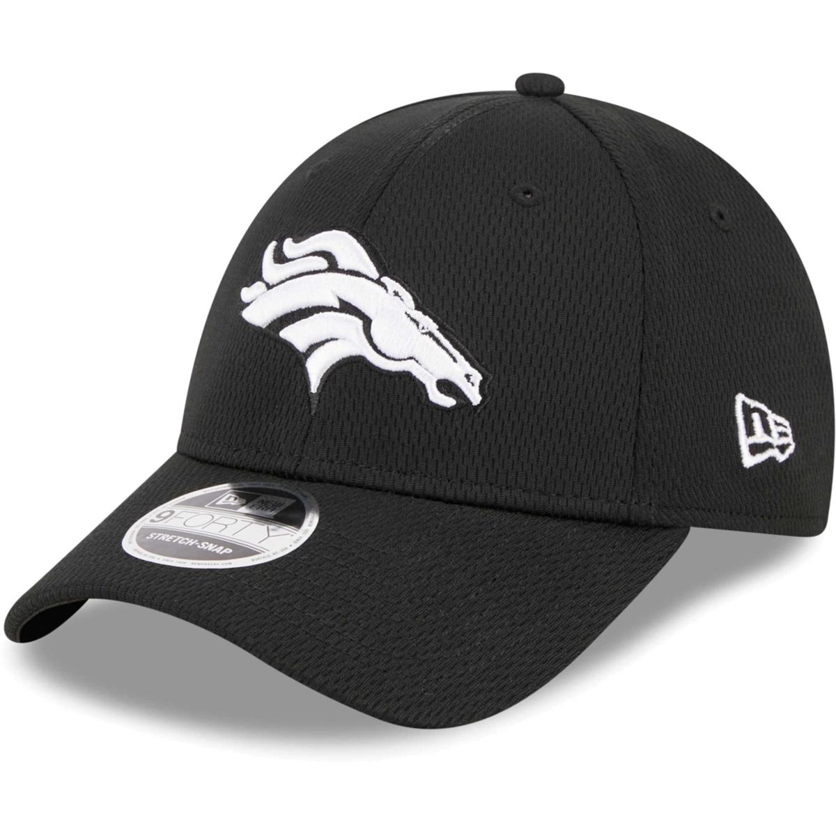 Denver Broncos NFL TEAM-BASIC Black-White Fitted Hat