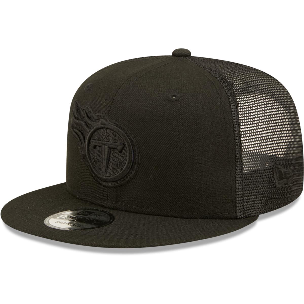 New Era Black Tennessee Titans Classic 9FIFTY Trucker Snapback Hat