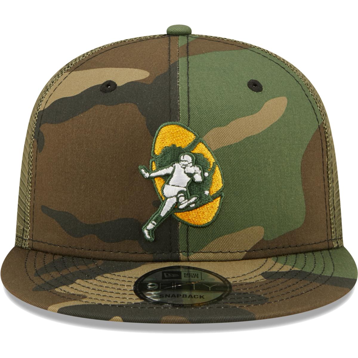 Men's Green Bay Packers '47 Camo Branson Trucker Clean Up Hat