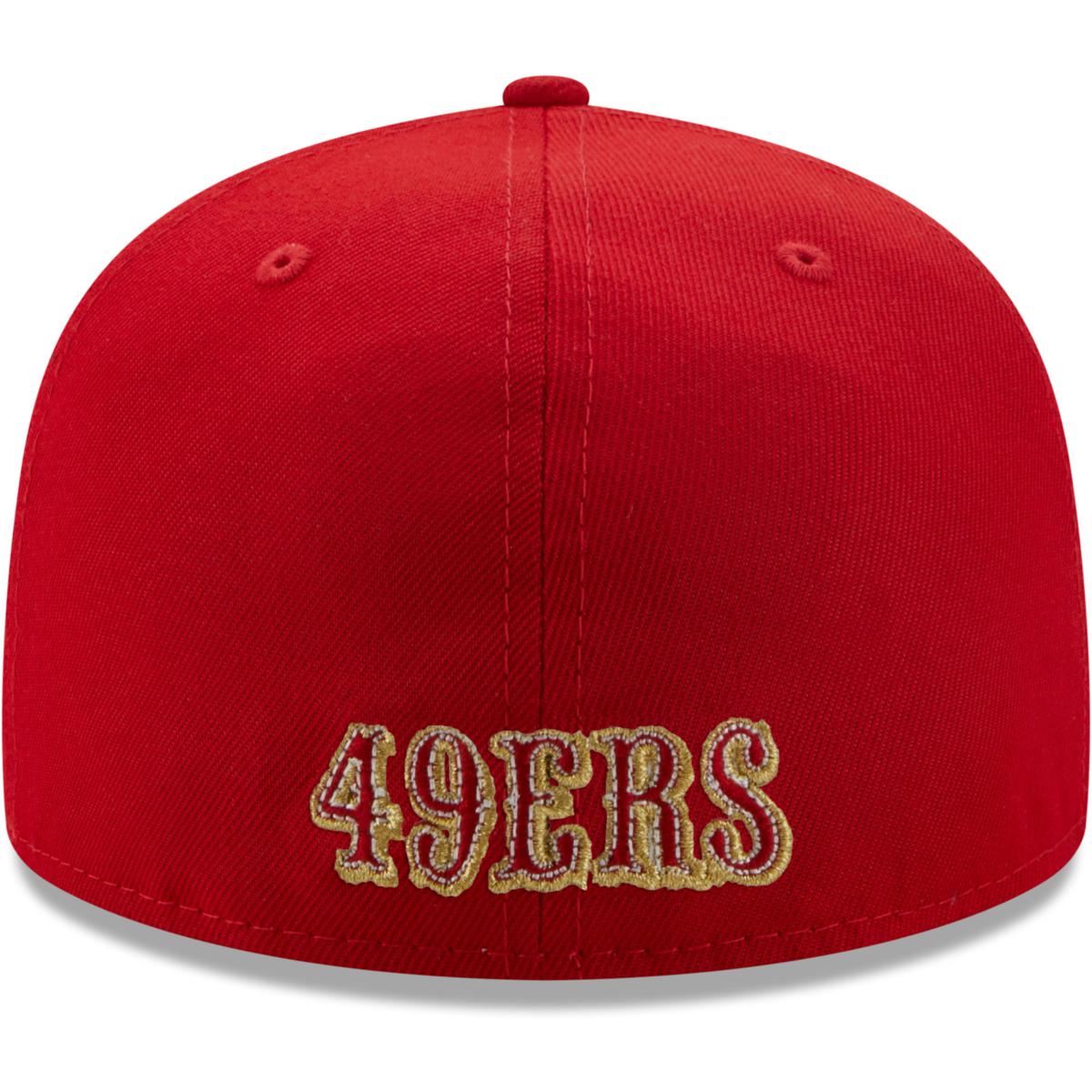 Men's New Era Black San Francisco 49ers Team 59FIFTY Fitted Hat