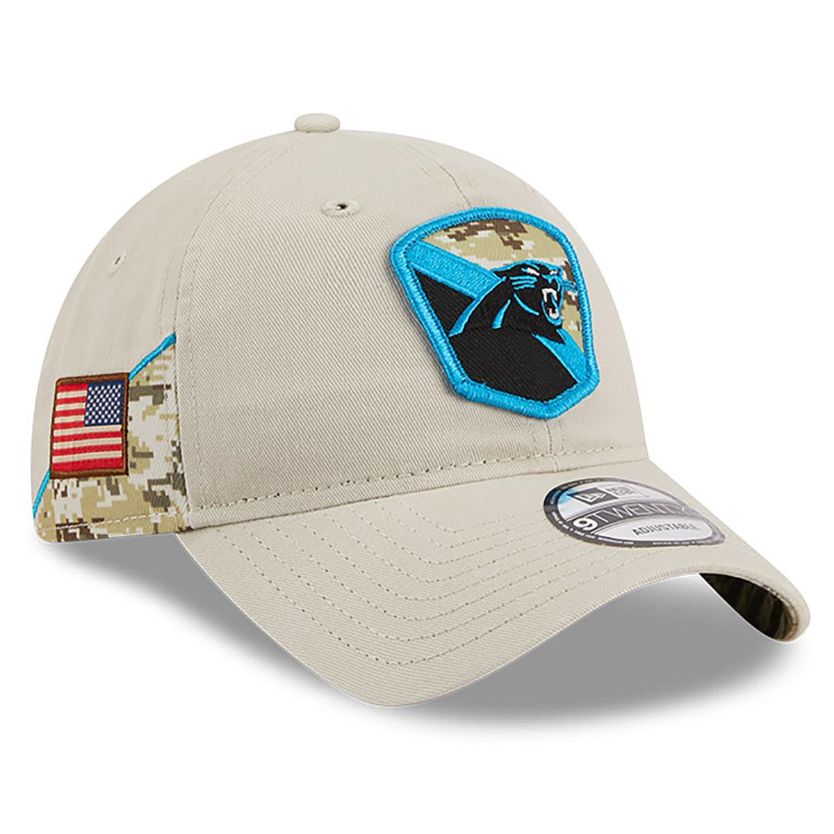 Official New Era NFL Salute To Service Carolina Panthers Black