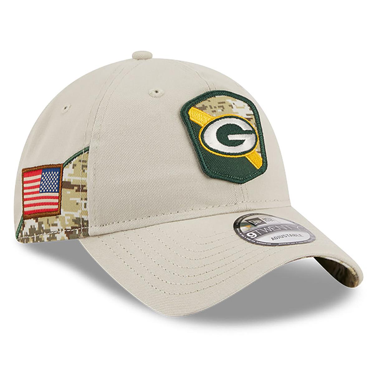 Green Bay Packers ARMY CAMO TRUCKER Hat by New Era