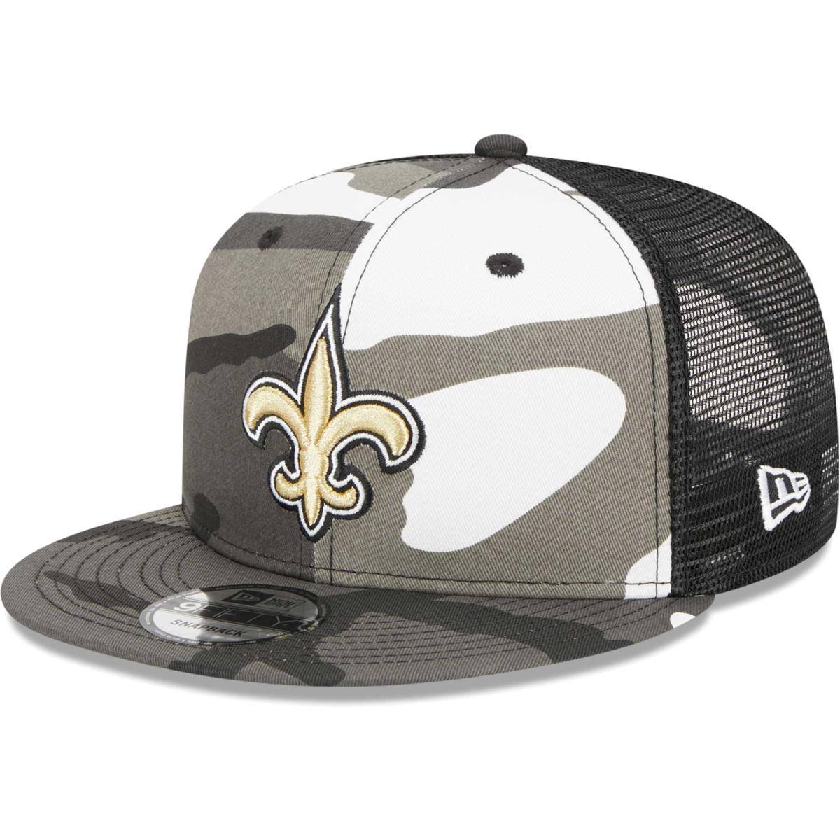 Youth New Era Camo Orleans Saints Trucker 9FIFTY Snapback Hat