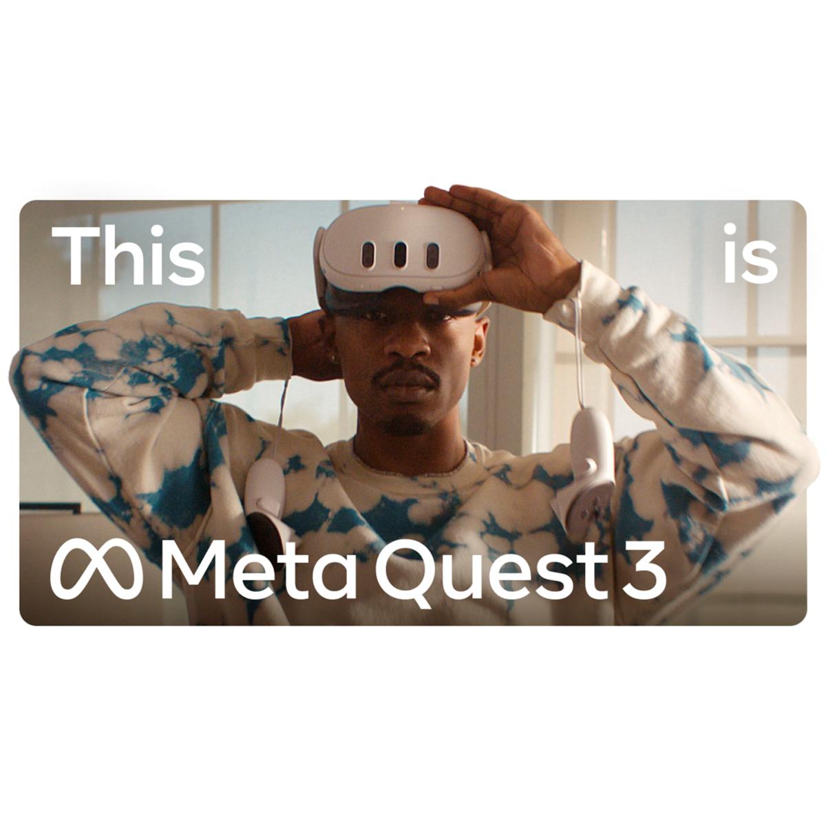 Meta Quest 3 128GB Virtual Reality and Mixed Reality Headset | HSN