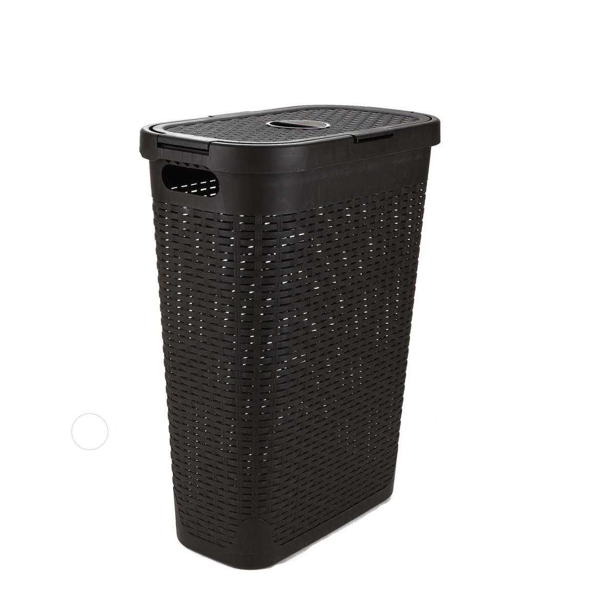 Mind Reader 40Liter Slim Laundry Basket with Cutout Handles 9646301