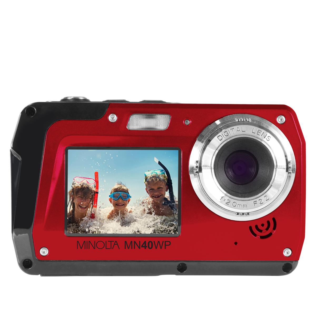 NEW Minolta MND50 48MP 4K Ultra HD デジタルカメラ レッド 並行輸入品 r11motopecas.com.br