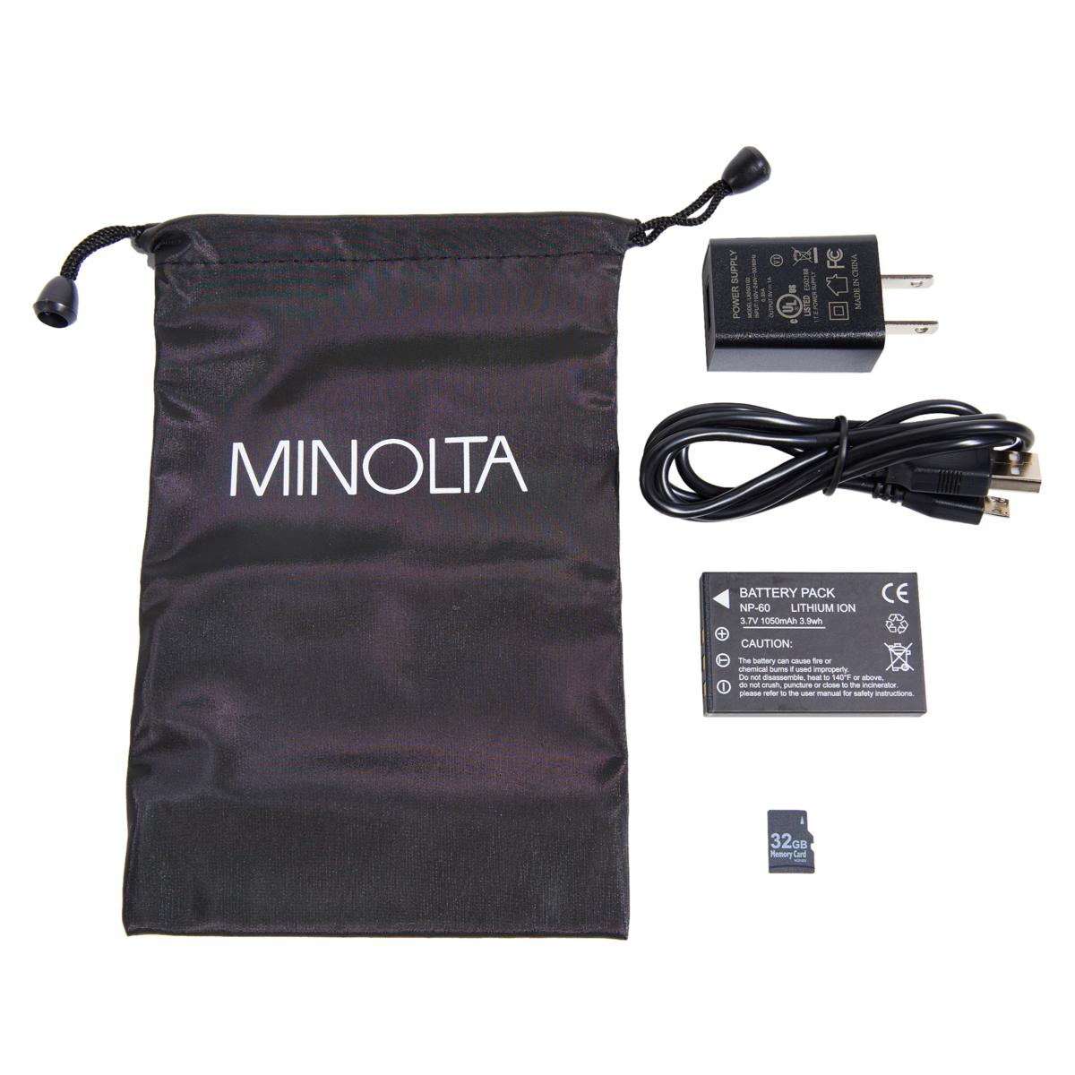 Minolta Set w Bag and owners manual store