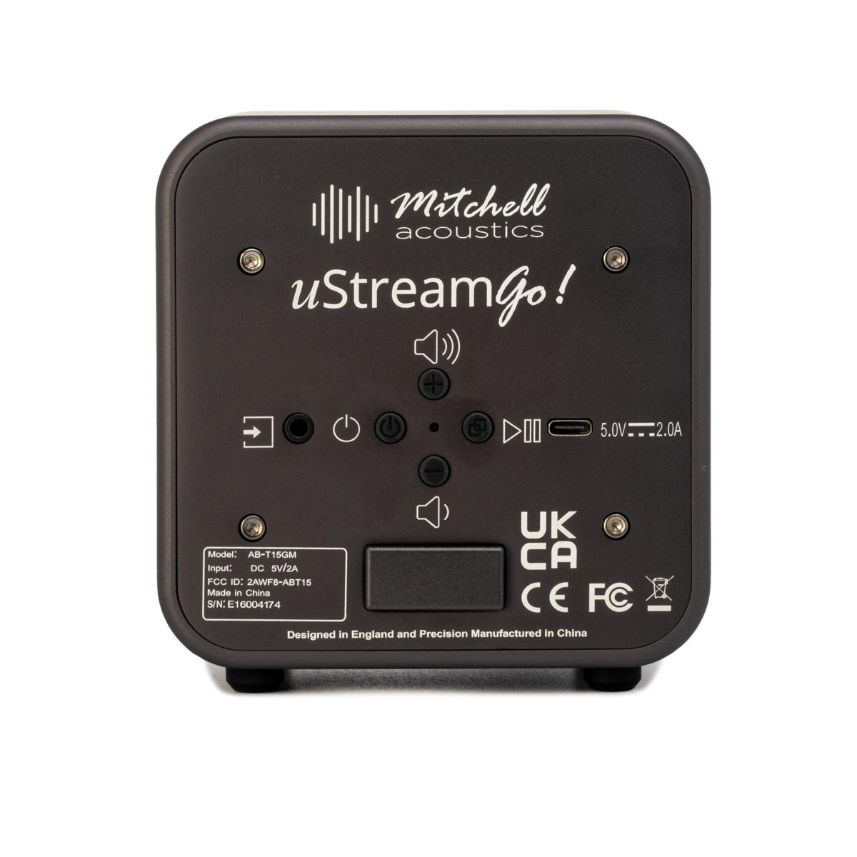 Mitchell Acoustics uStream Go Portable BT Stereo Speakers