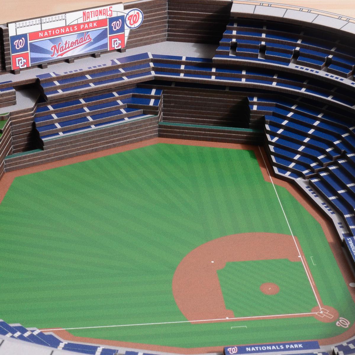 Nationals Park Baseball Stadium Print, Washington Nationals Baseball