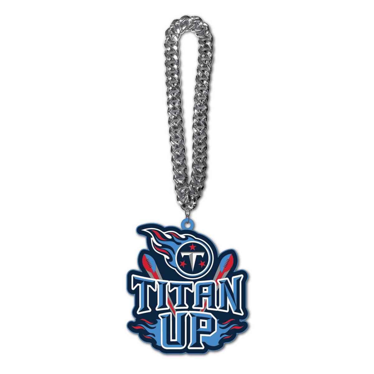 Tennessee Titans NFL Silver Slogan Bracelet - Tennessee Titans