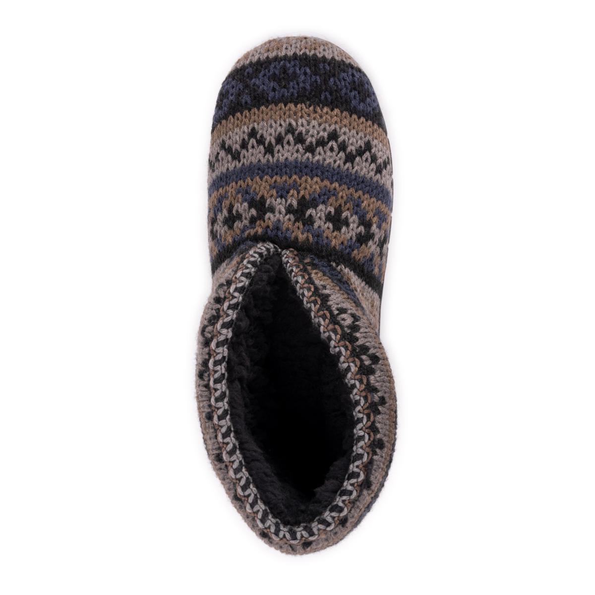 muk luks men's mark bootie slippers