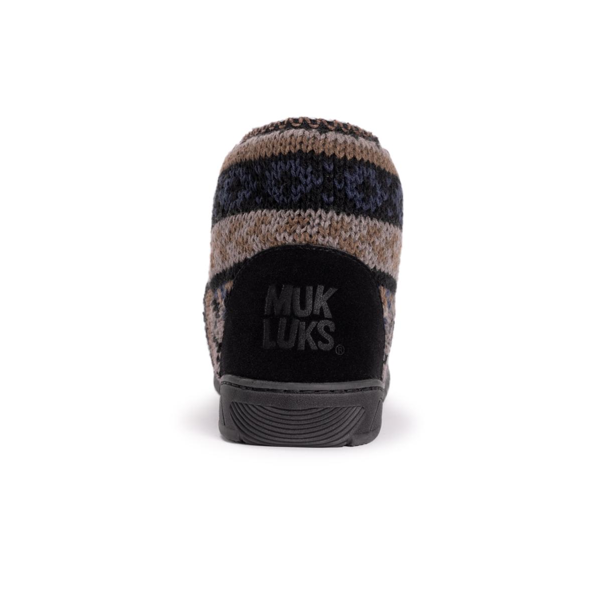 muk luks men's mark bootie slippers