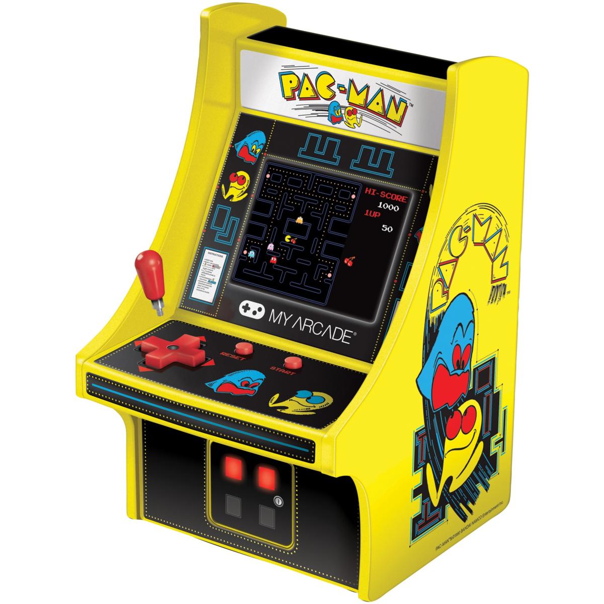 PacMan Customizable Arcade Featuring Pac-Mania 100 Bonus Stickers