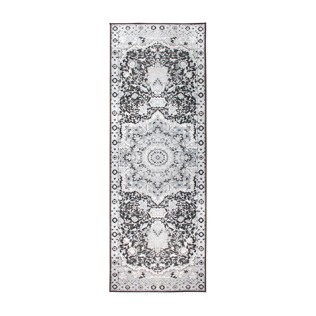 My Magic Carpet Parviz Grey Washable Rug 10089617 HSN