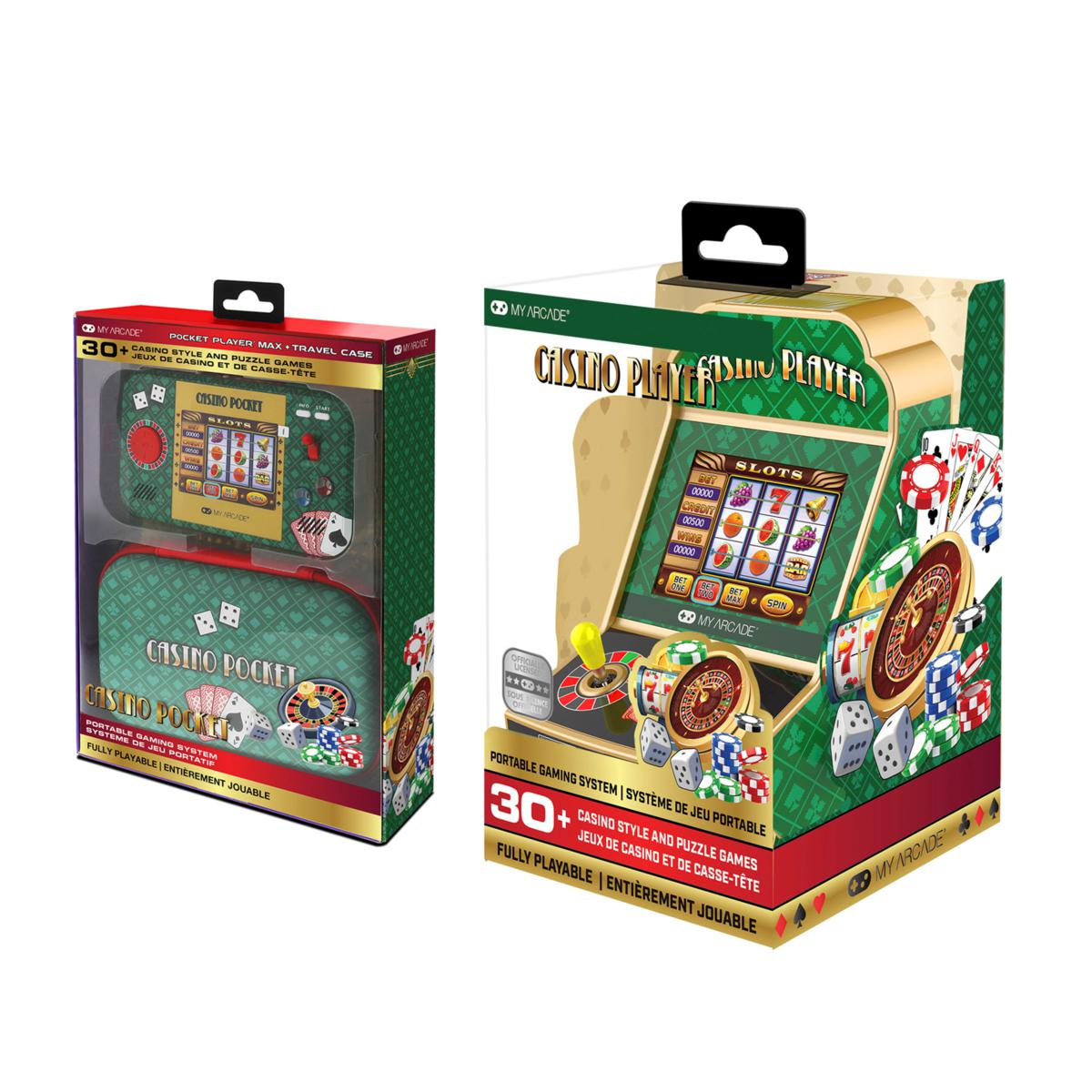 MyArcade Classic Casino Arcade and Pocket Player Bundle | HSN