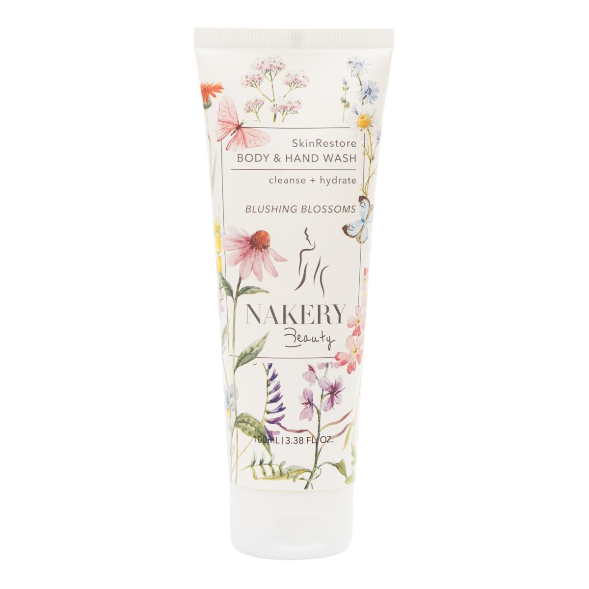 Nakery Beauty Blushing Blossoms SkinRestore Face, Body & Hair Wash