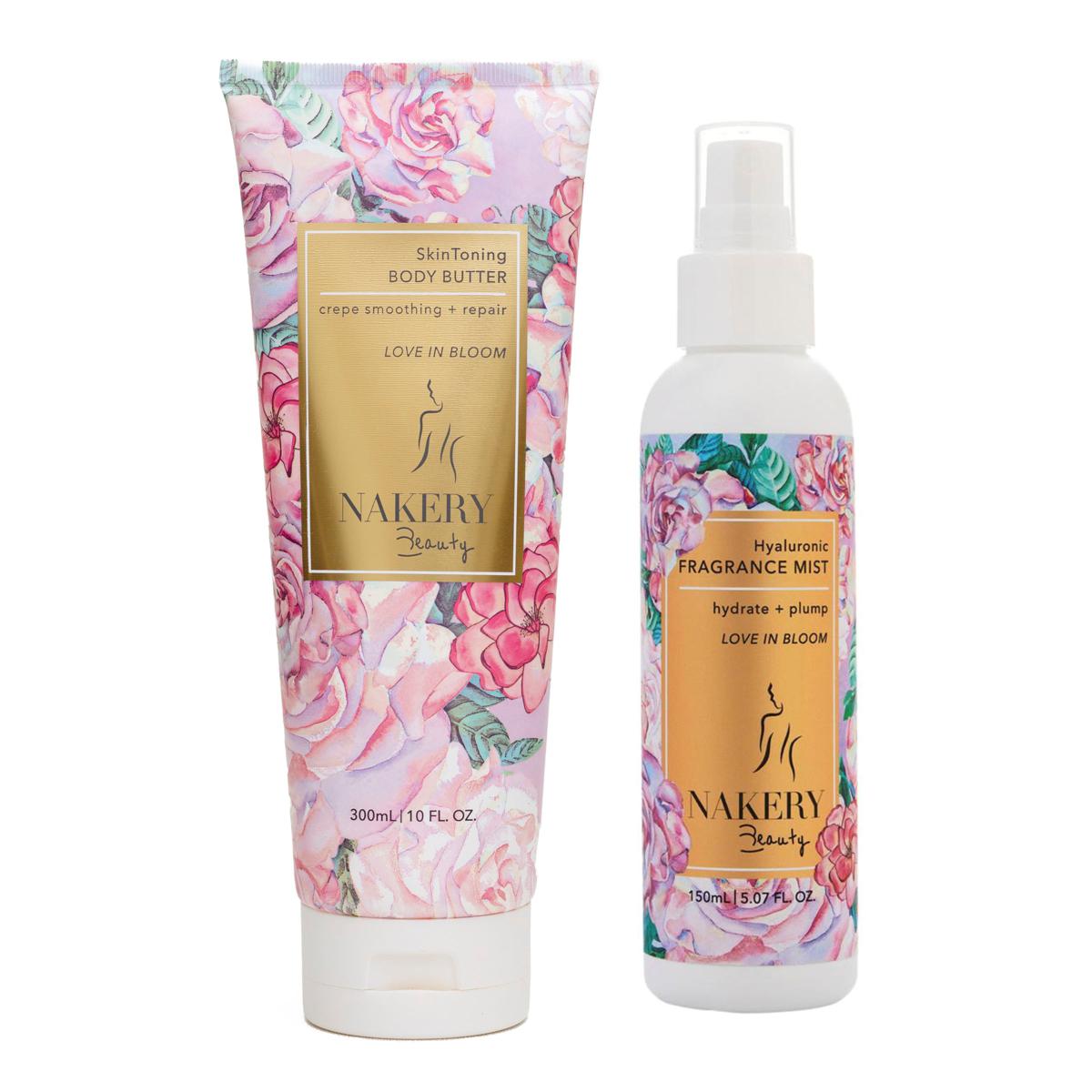 Nakery Beauty Love in Bloom Body Butter & Fragrance Mist 21035982 HSN