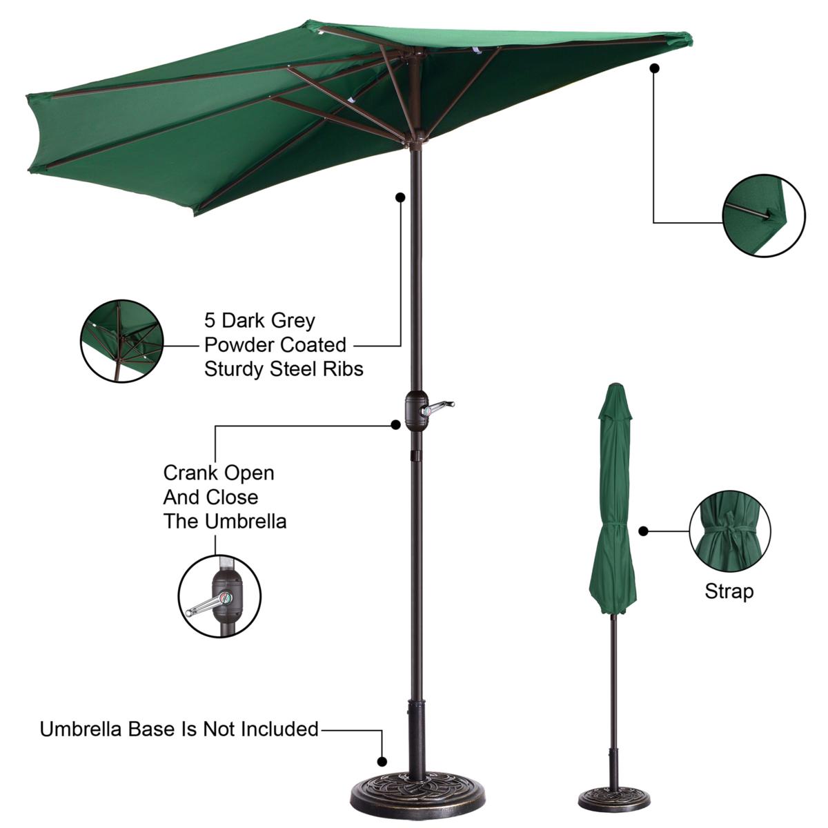 Amazon.com: NWKHRSO 2.7 M Sun Shade, Semicircular Polyester