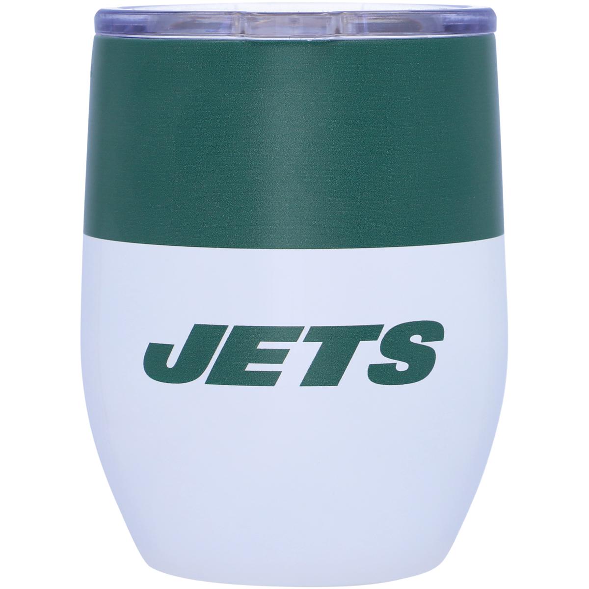 20oz New York Jets NFL tumbler with box, lid and straw