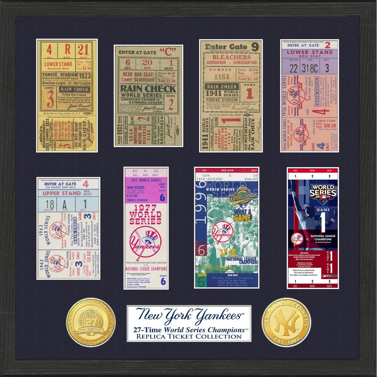 New York Yankees 27-Time World Series Ticket Collection