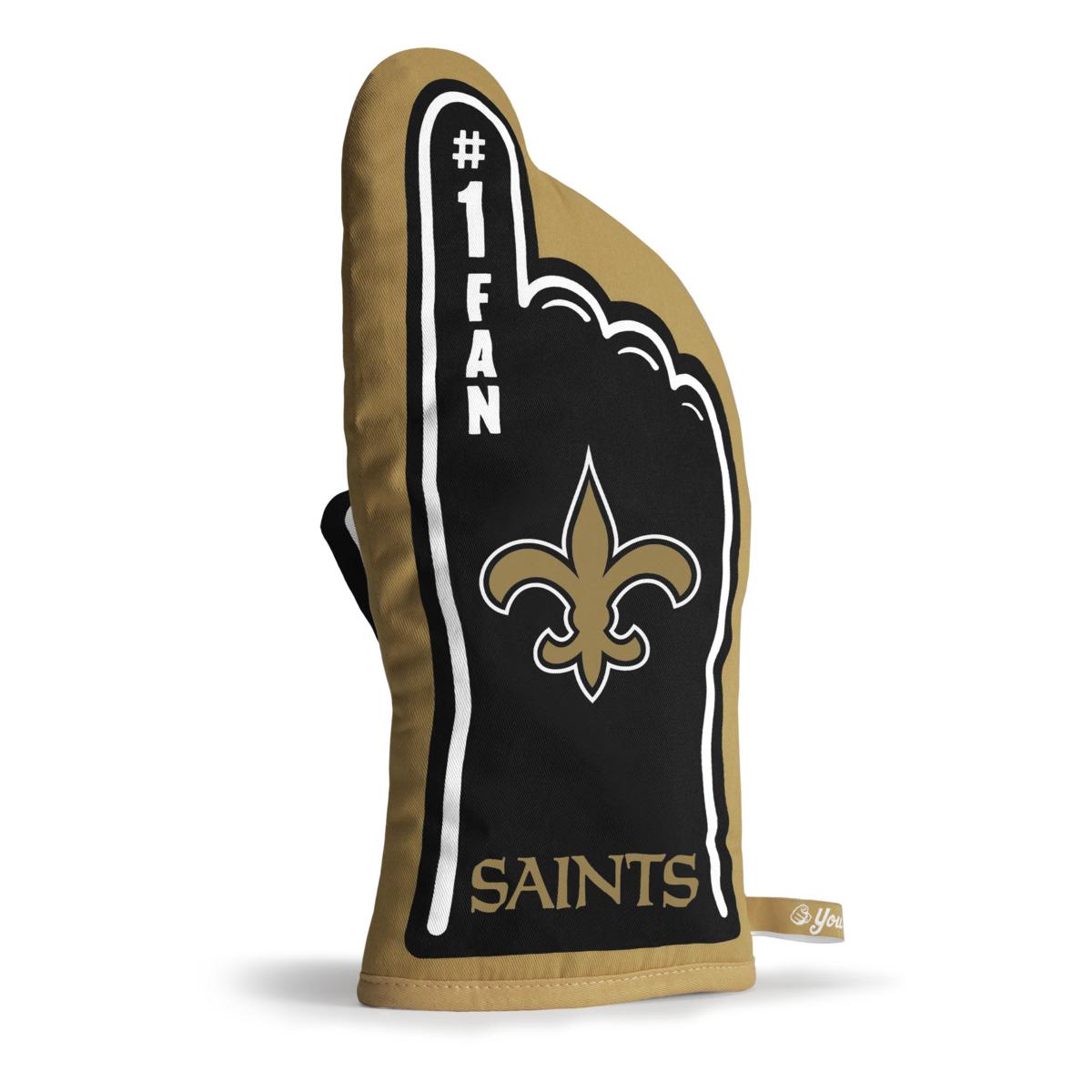 NFL New Orleans Saints Round Distressed Established Wood Sign 