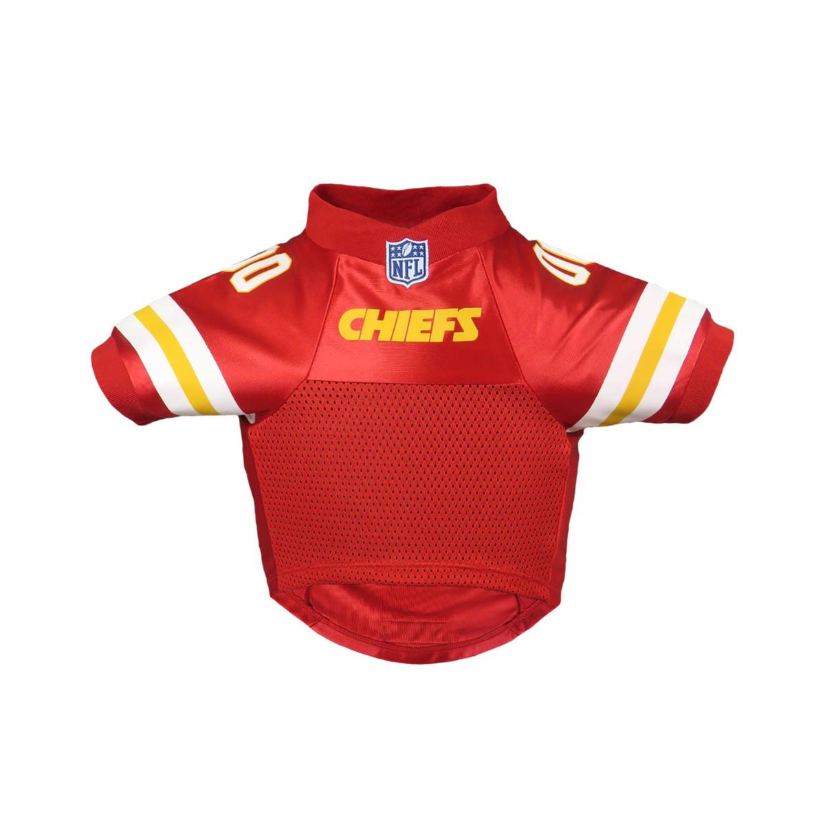 Pets First NFL Kansas City Chiefs Cheerleader Outfit, 3 Sizes Pet Dress  Available. Licensed Dog Outfit 