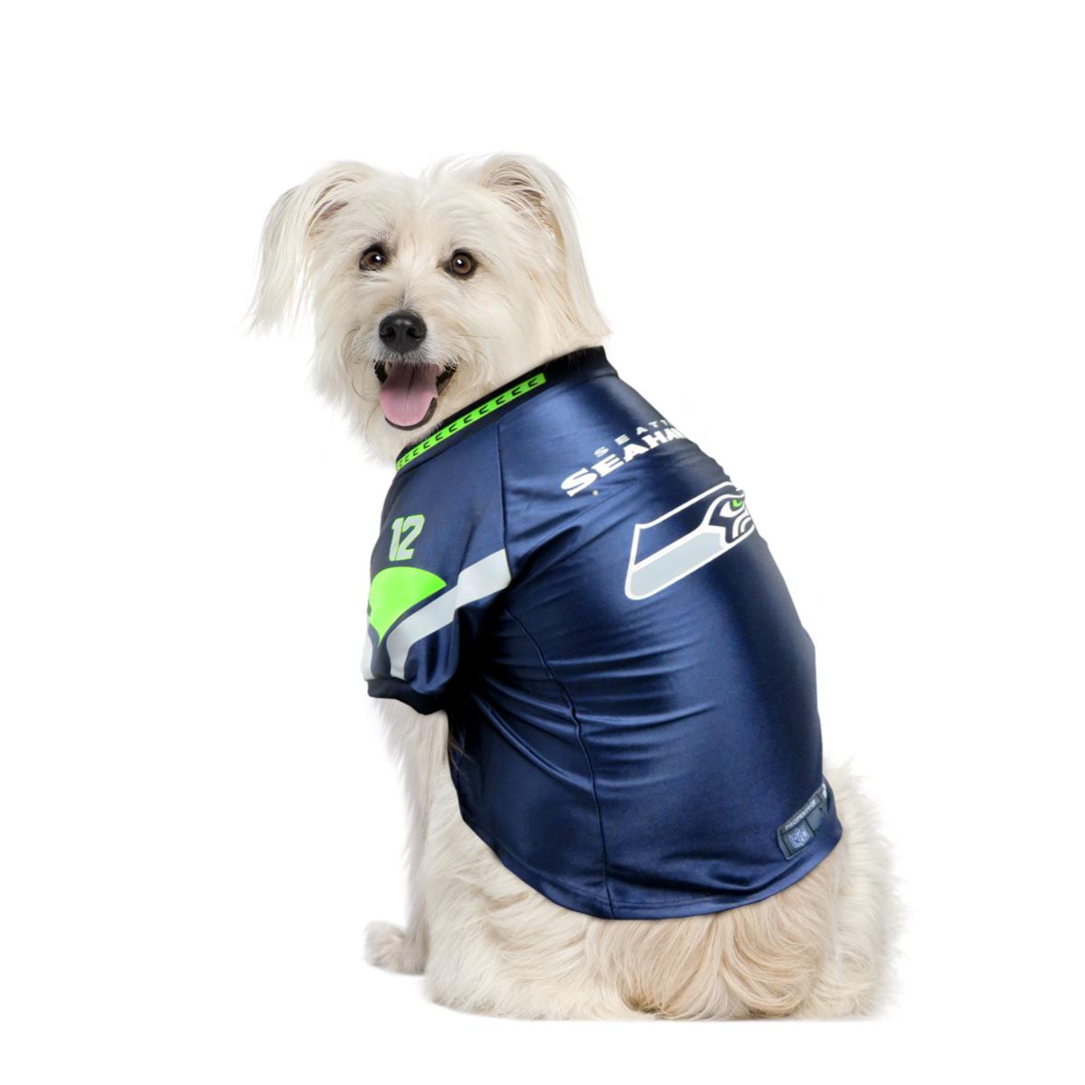 NFL Seattle Seahawks Pet Gear Dog Mesh Football Jersey