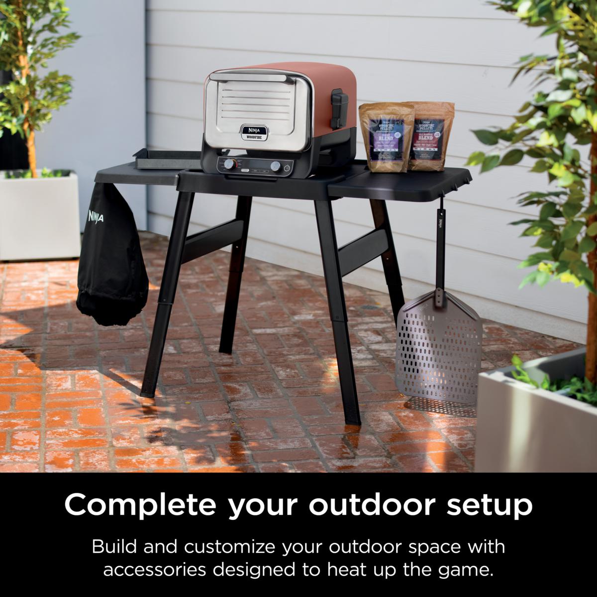 Ninja Woodfire Attachable Side Table - XSKUSSDTBL : BBQGuys