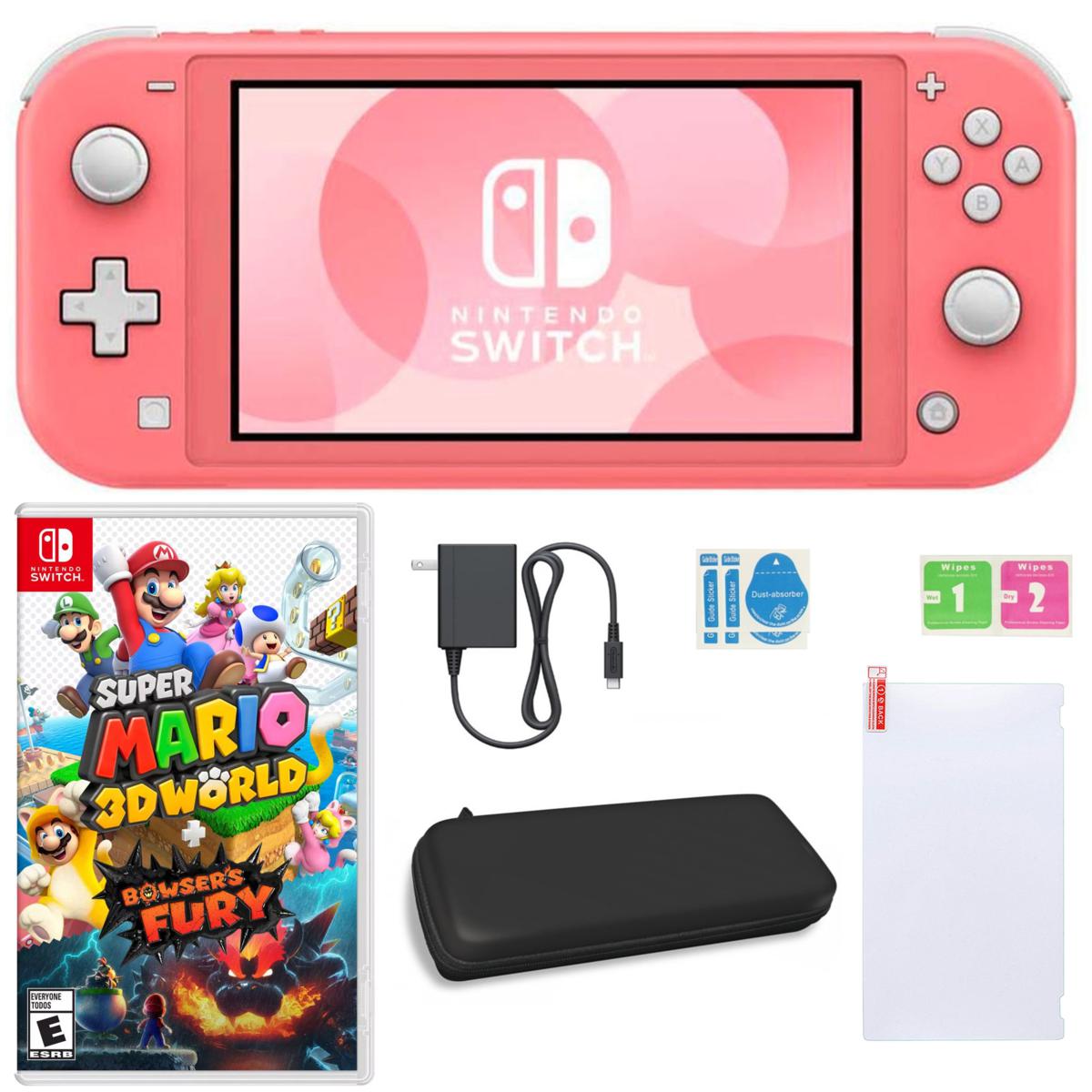 Switch Lite Coral Pre Order 3d mon