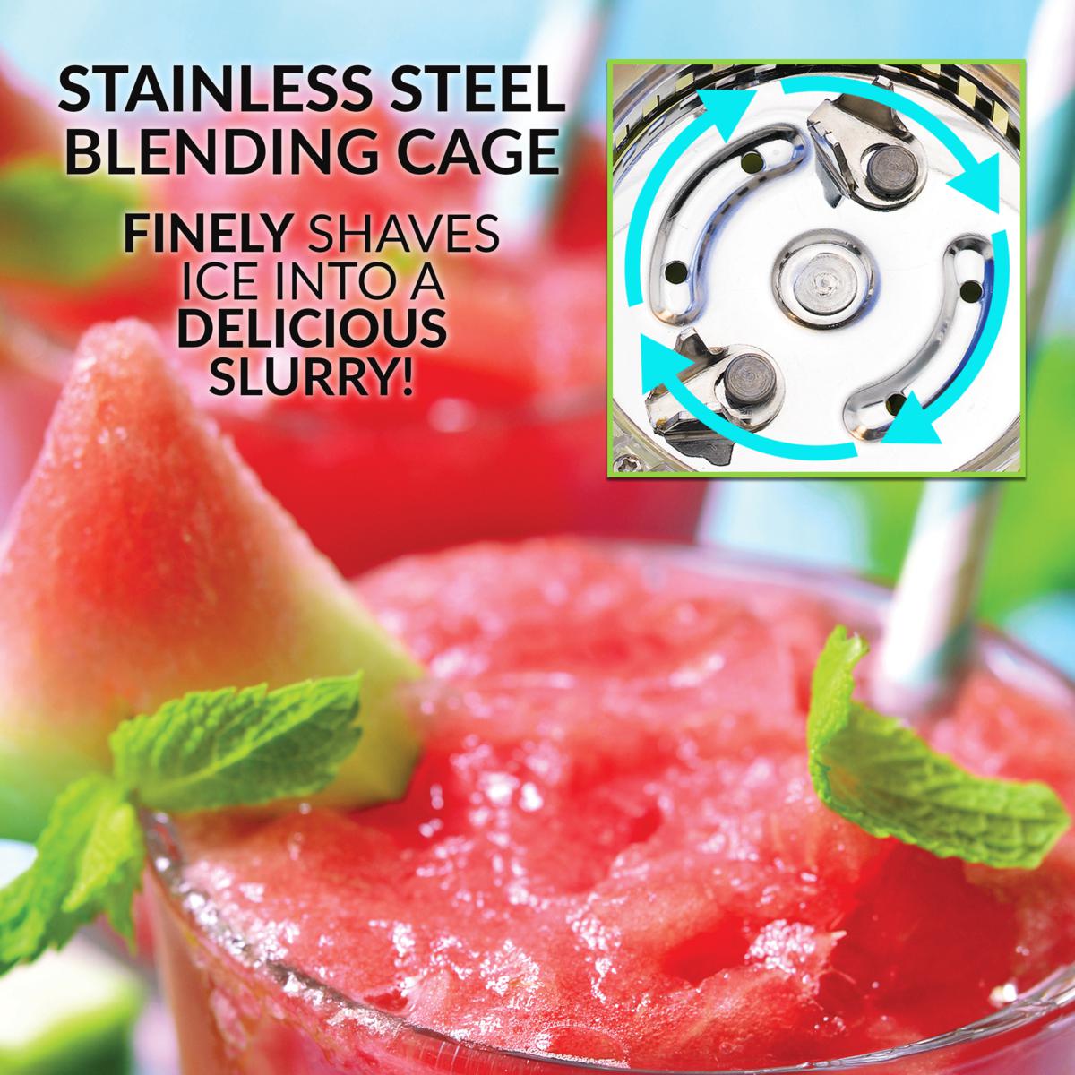 Machine à Margarita Et Slush Nostalgie MSB64 - 64 Oz - Rouge - Pour Cocktails Glacés Et Boissons Fruitées