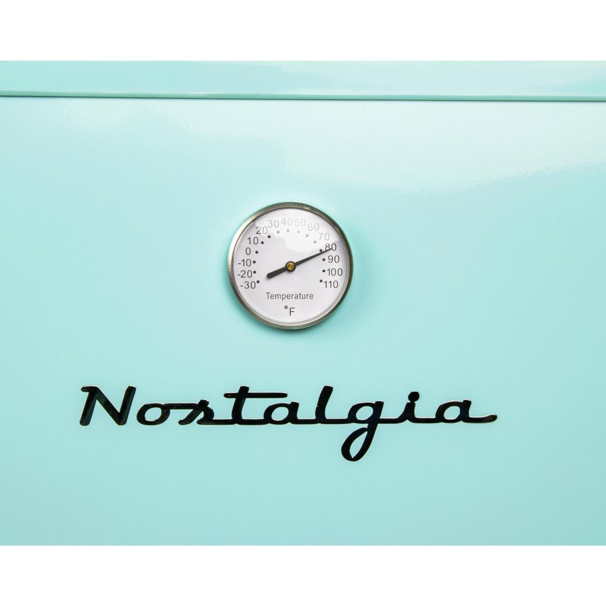 Classic Retro 3.5 Cu.Ft. Refrigerator & Chest Freezer, Aqua