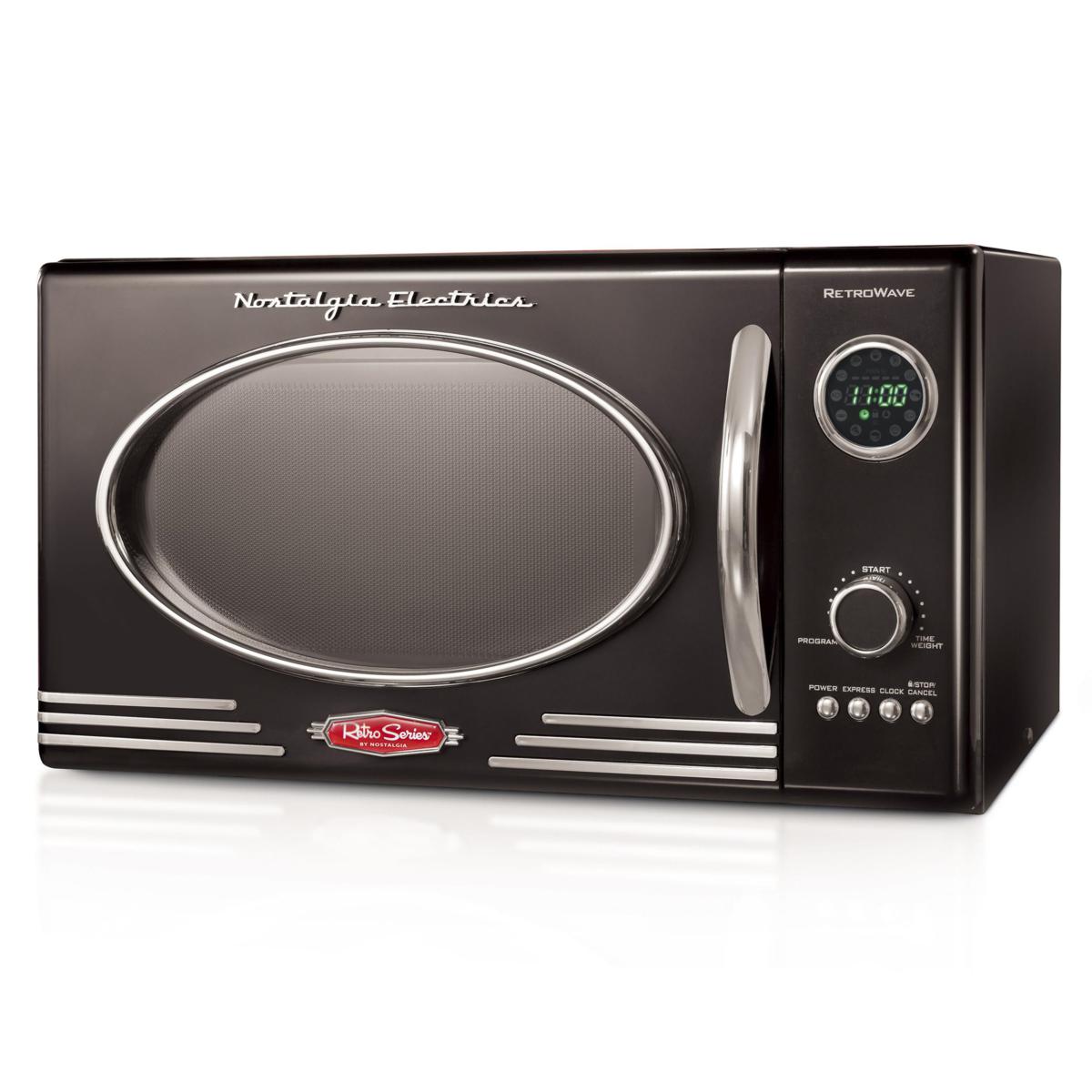 sleek microwave oven