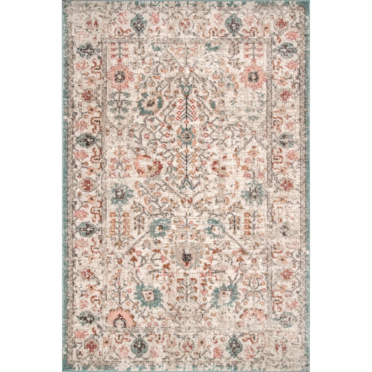 nuLOOM Lenore Vintage Floral 3' x 5' Area Rug 