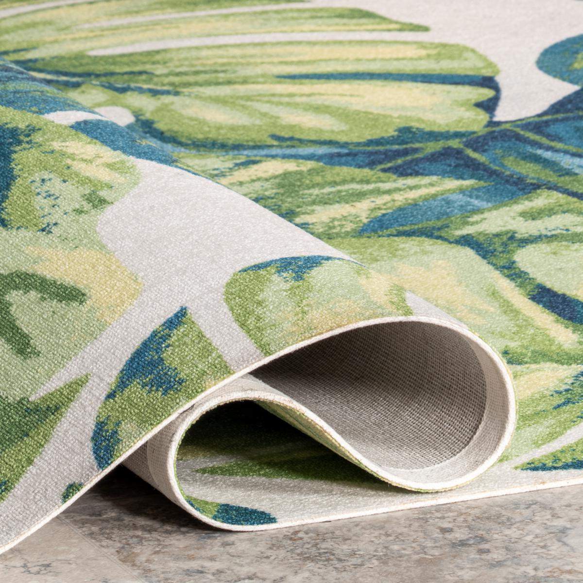 nuLOOM Lisa Floral Indoor/Outdoor 4' x 6' Area Rug | HSN