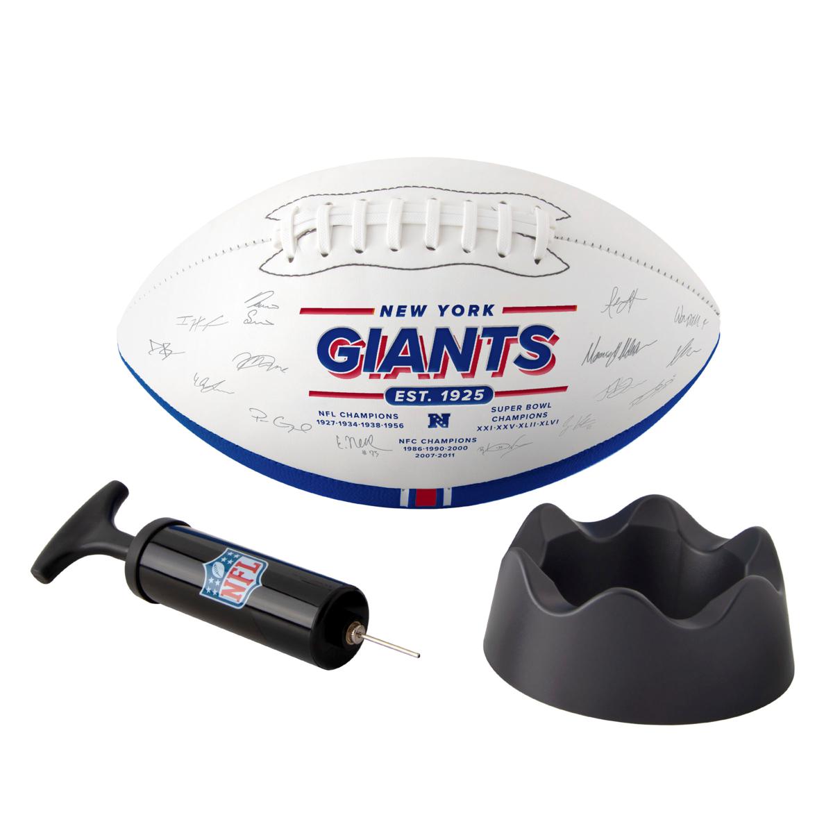 Football Fan Shop Offically Licensed NFL Signature Football - Giants