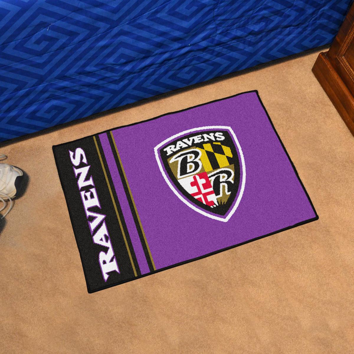 Baltimore Ravens Football Rug