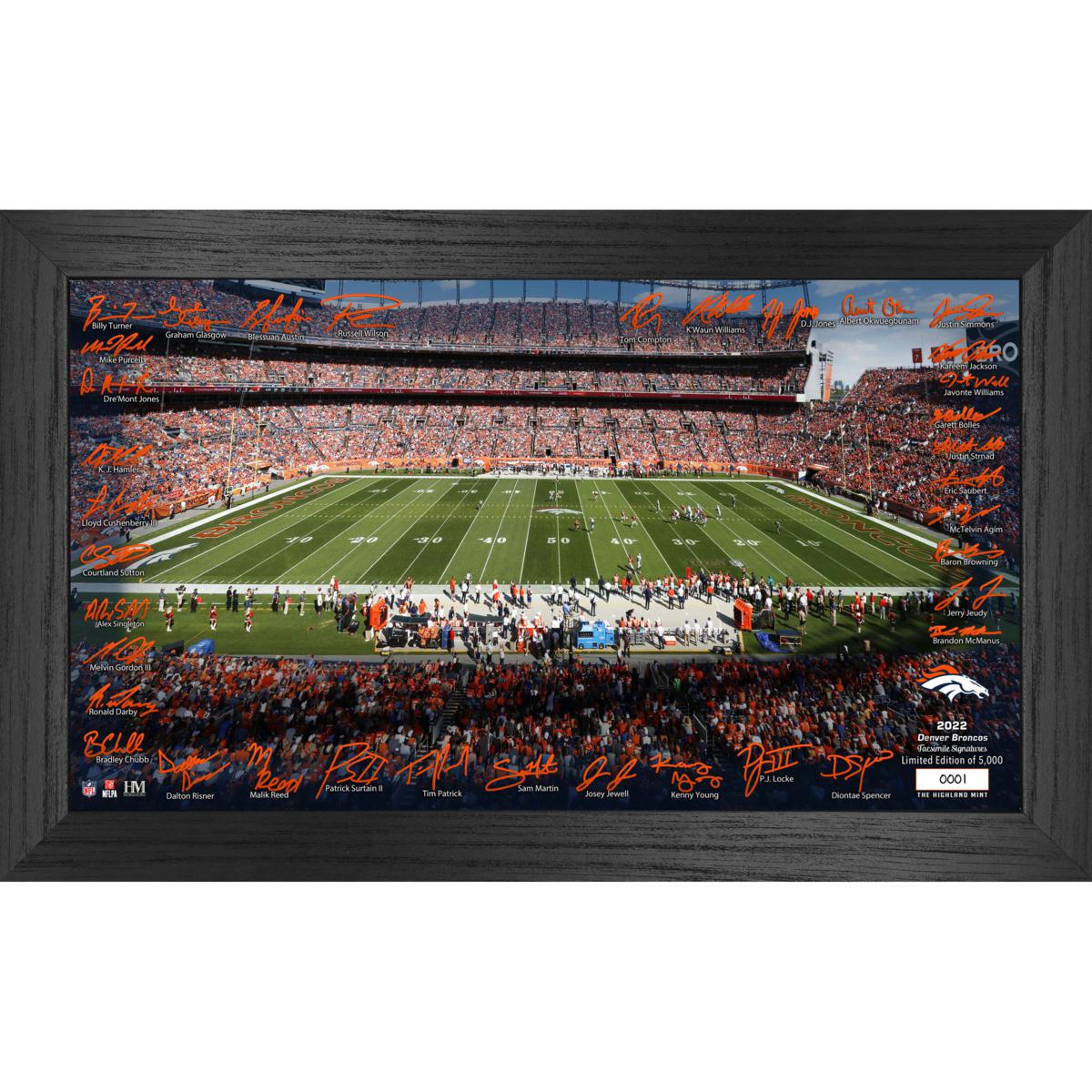 NFL - Denver Broncos Football Field Runner 30x72