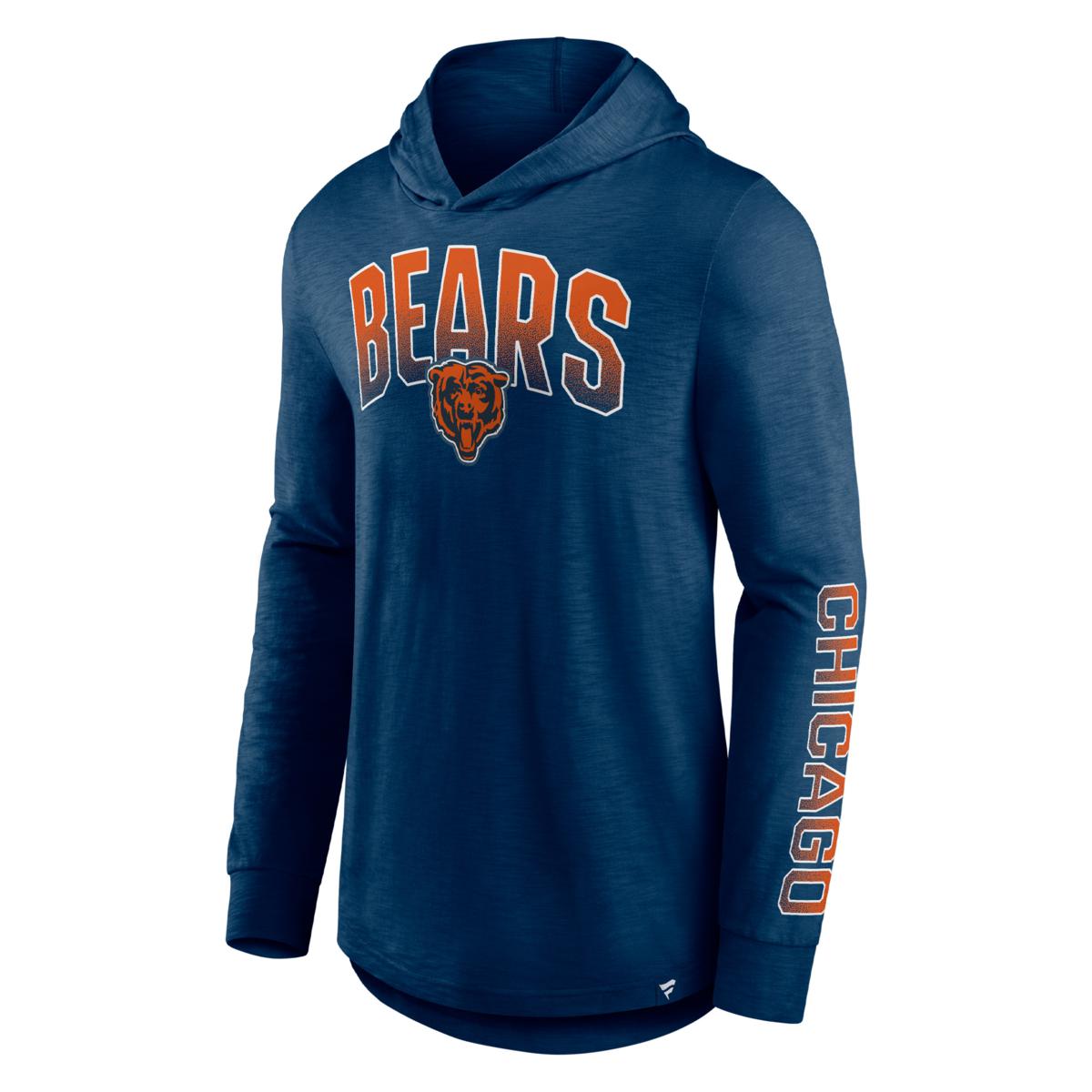 Men's New Era Navy Chicago Bears Big & Tall NFL Pullover Hoodie