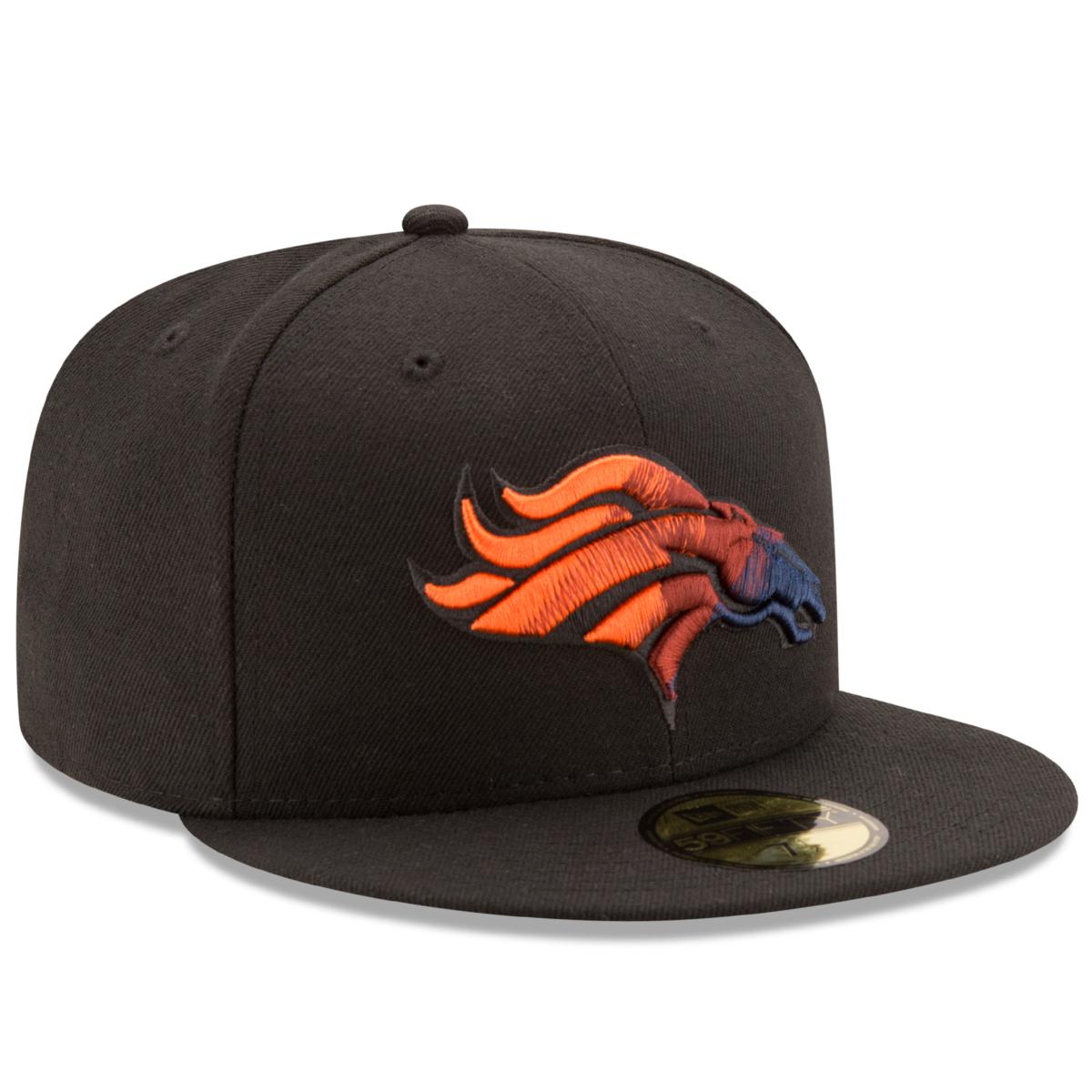 Men's New Era Cream Denver Broncos Retro 59FIFTY Fitted Hat