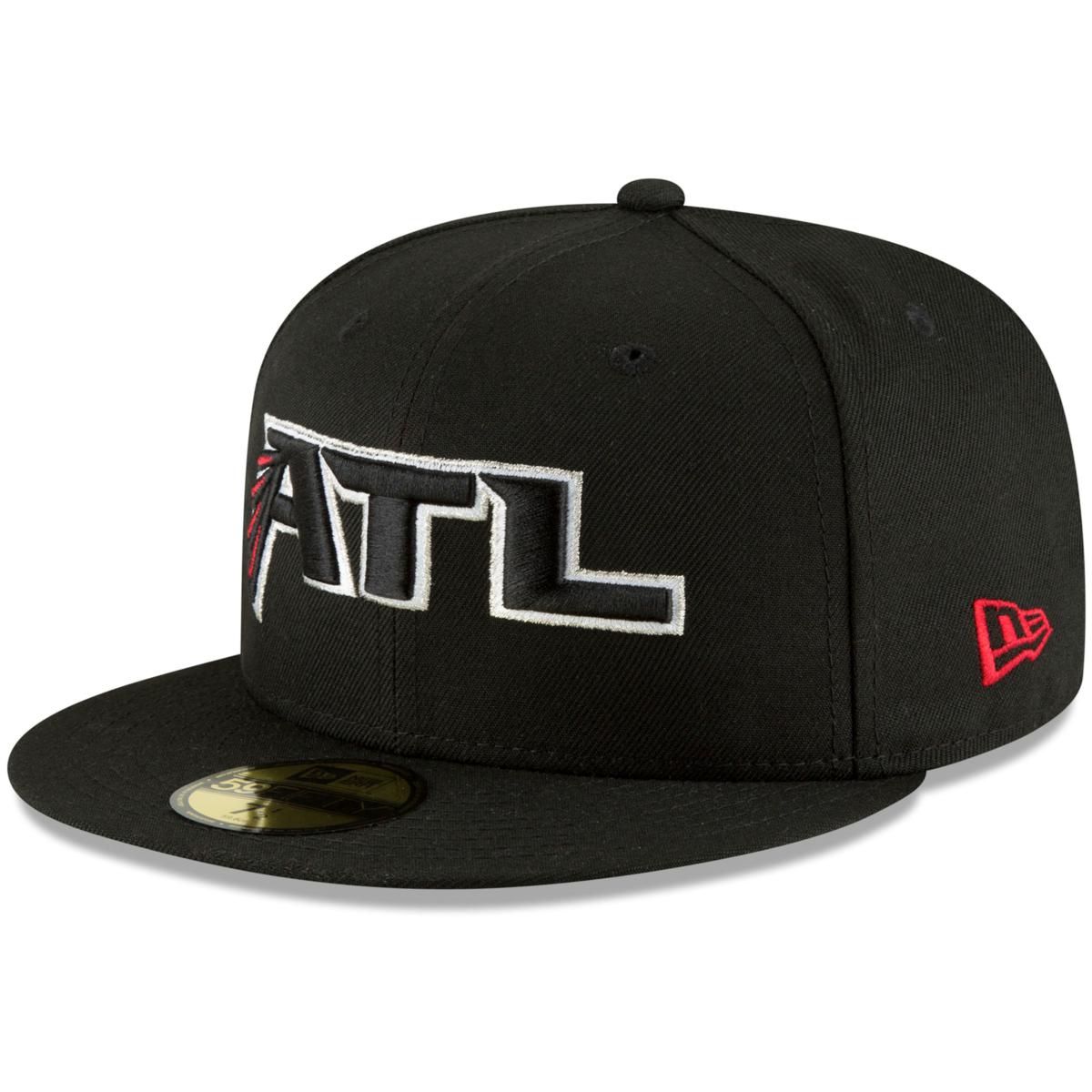 Officially Licensed Men's New Era Falcons Omaha Fitted Hat