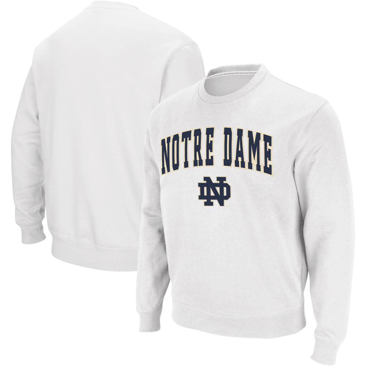 Officially Licensed Men s Notre Dame Arch Logo Sweatshirt HSN