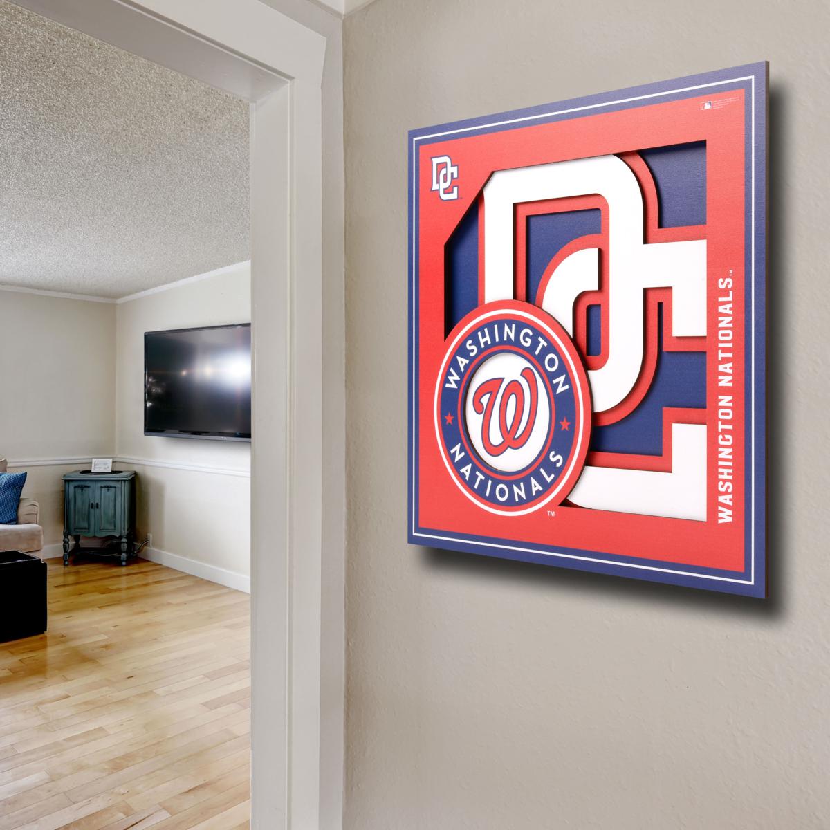 YouTheFan New York Giants 3D Logo Series Wall Art-12X12