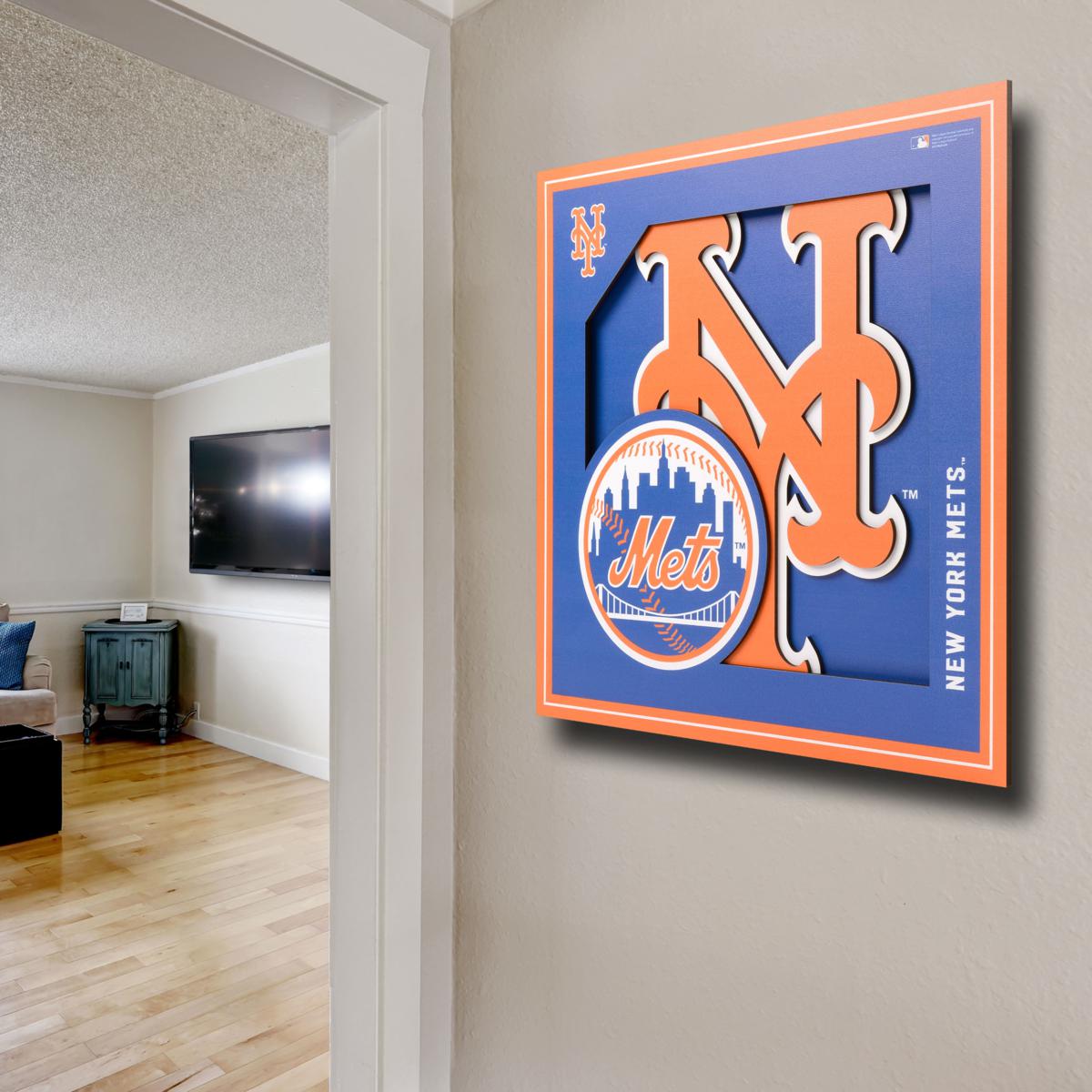 NY Mets Man Cave Baseball Decoration