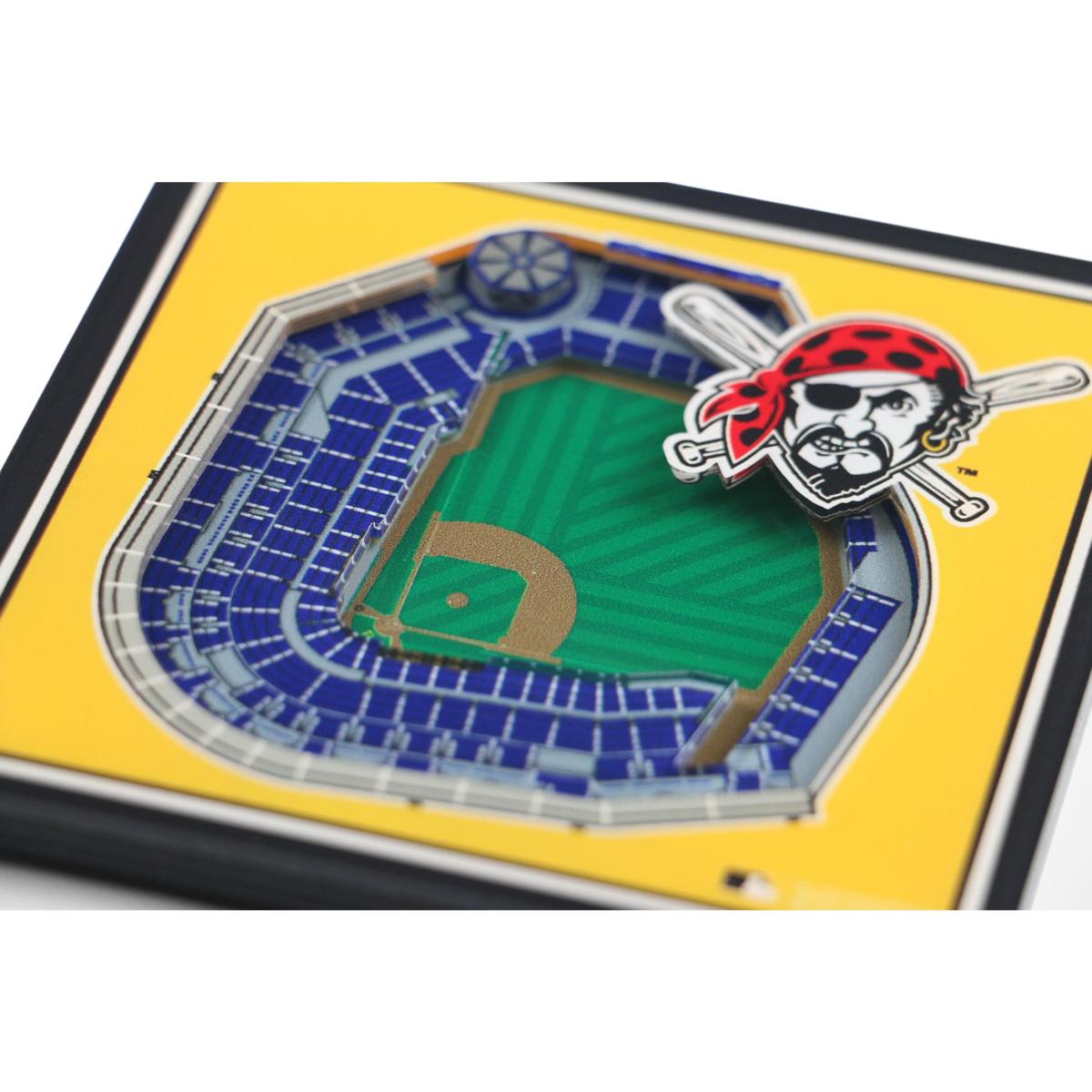 Pittsburgh Pirates, 3D Stadium View, PNC Park, Wall Art