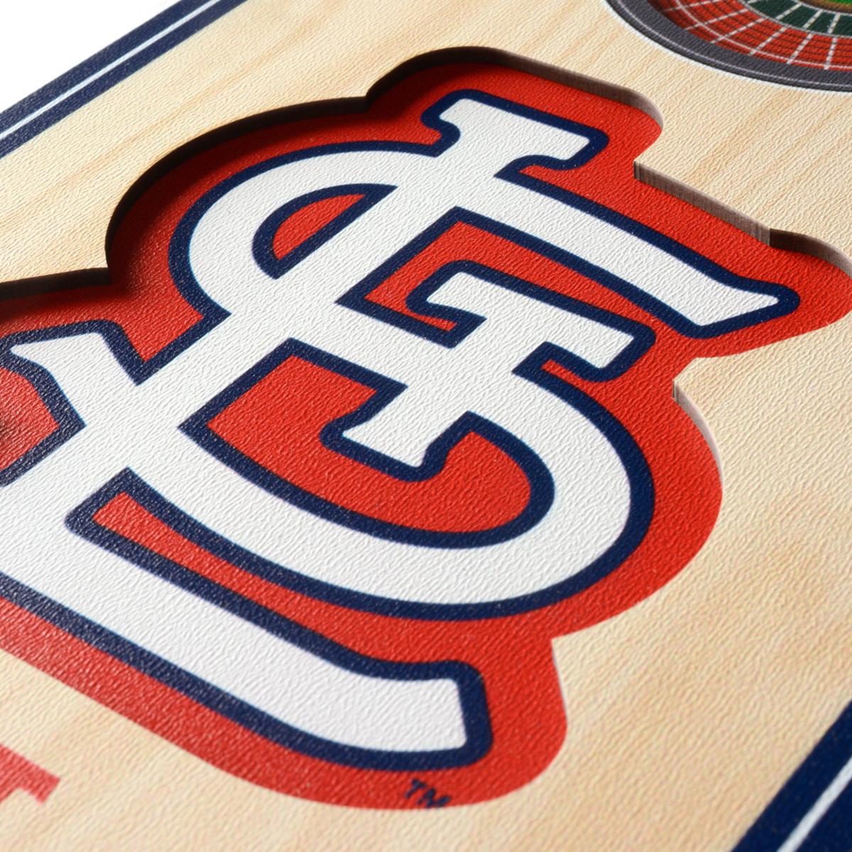 YouTheFan MLB St. Louis Cardinals 3D Logo Series Wall Art - 12x12