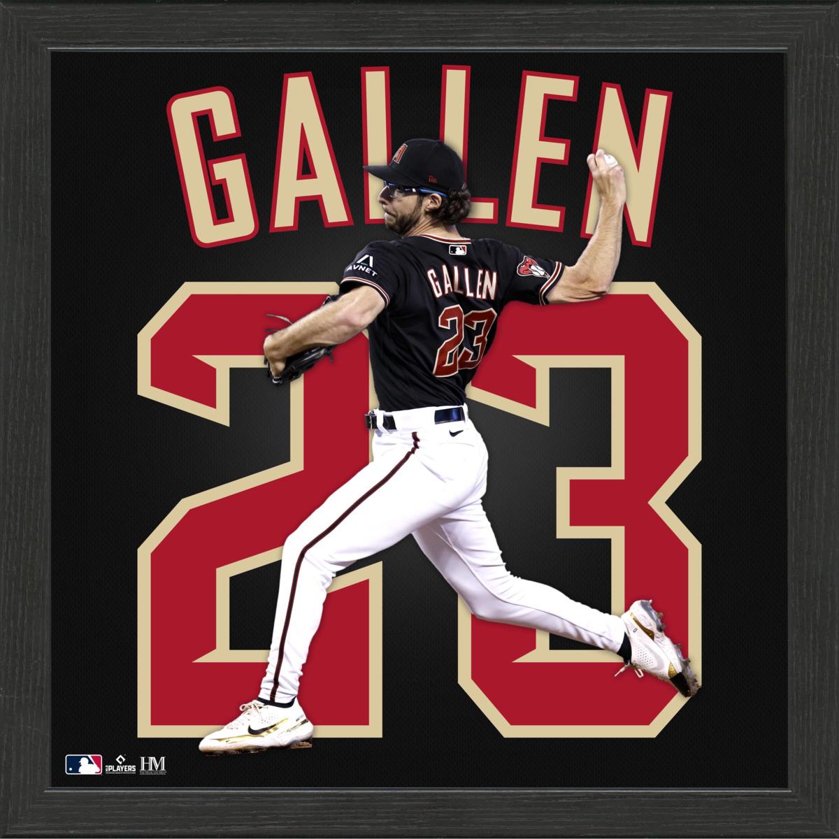 Officially Licensed MLB And MLBPA Zac Gallen Diamondbacks Jersey Frame ...